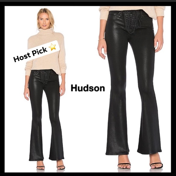 Hudson Jeans Denim - 🔥SALE🔥NWT⭐️HP⭐️ Hudson High Waist Lace-Up Flare Jean